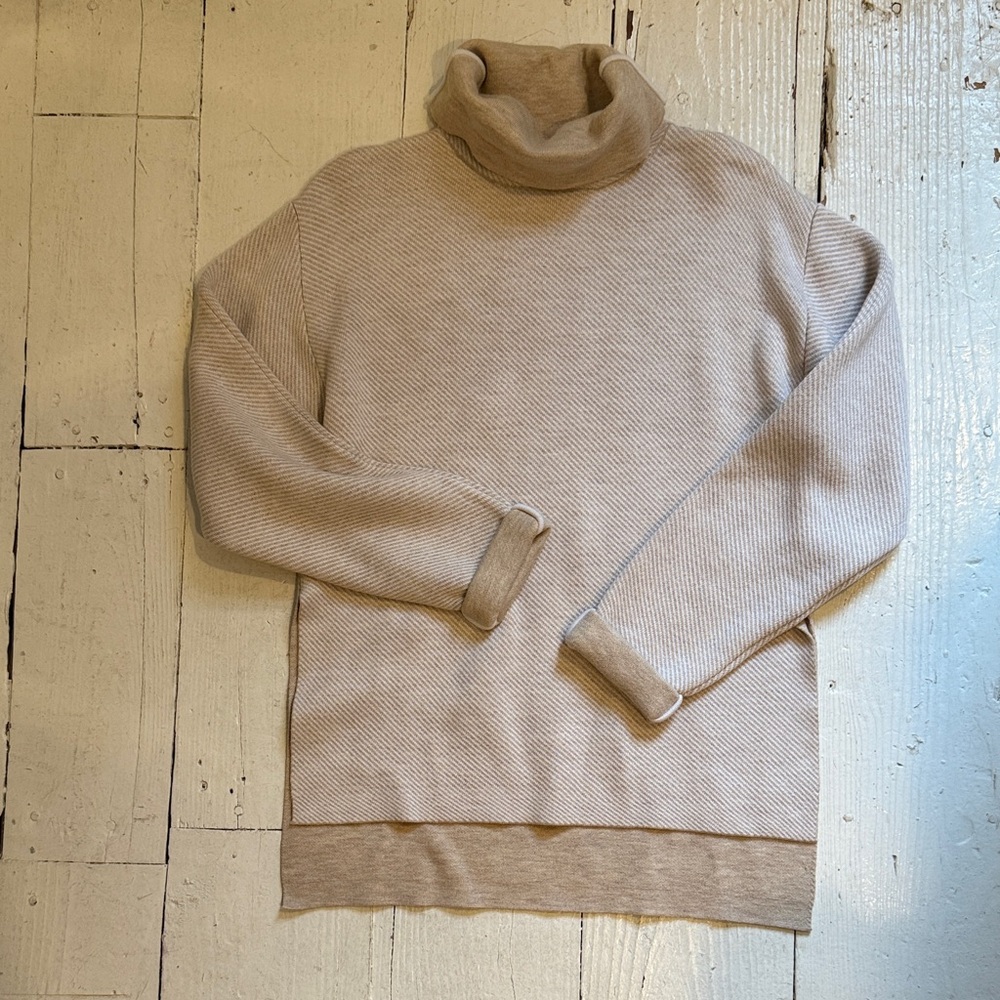 Ted Baker London Beige Turtleneck Sweater